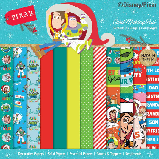 Pixar 8x8 Card Making Pad 36 Sheets- Toy Story