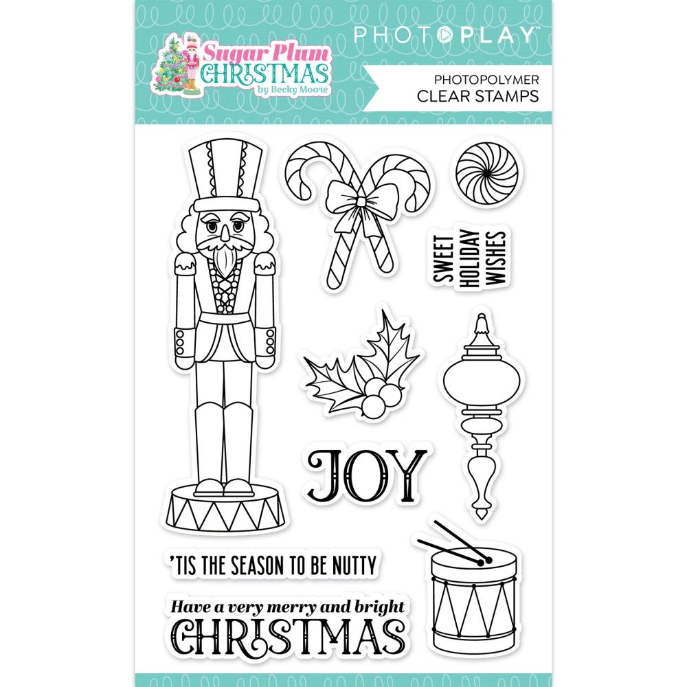 PhotoPlay Clear Stamp Set - Sugar Plum Christmas