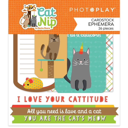 Photoplay 30 piece Ephemera Pack - Cat Nip