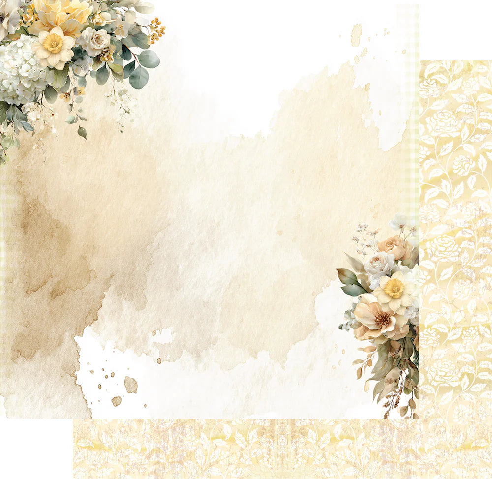Uniquely Creative 12x12 Double Sided Paper - Sweet as Honey- Moments in Time