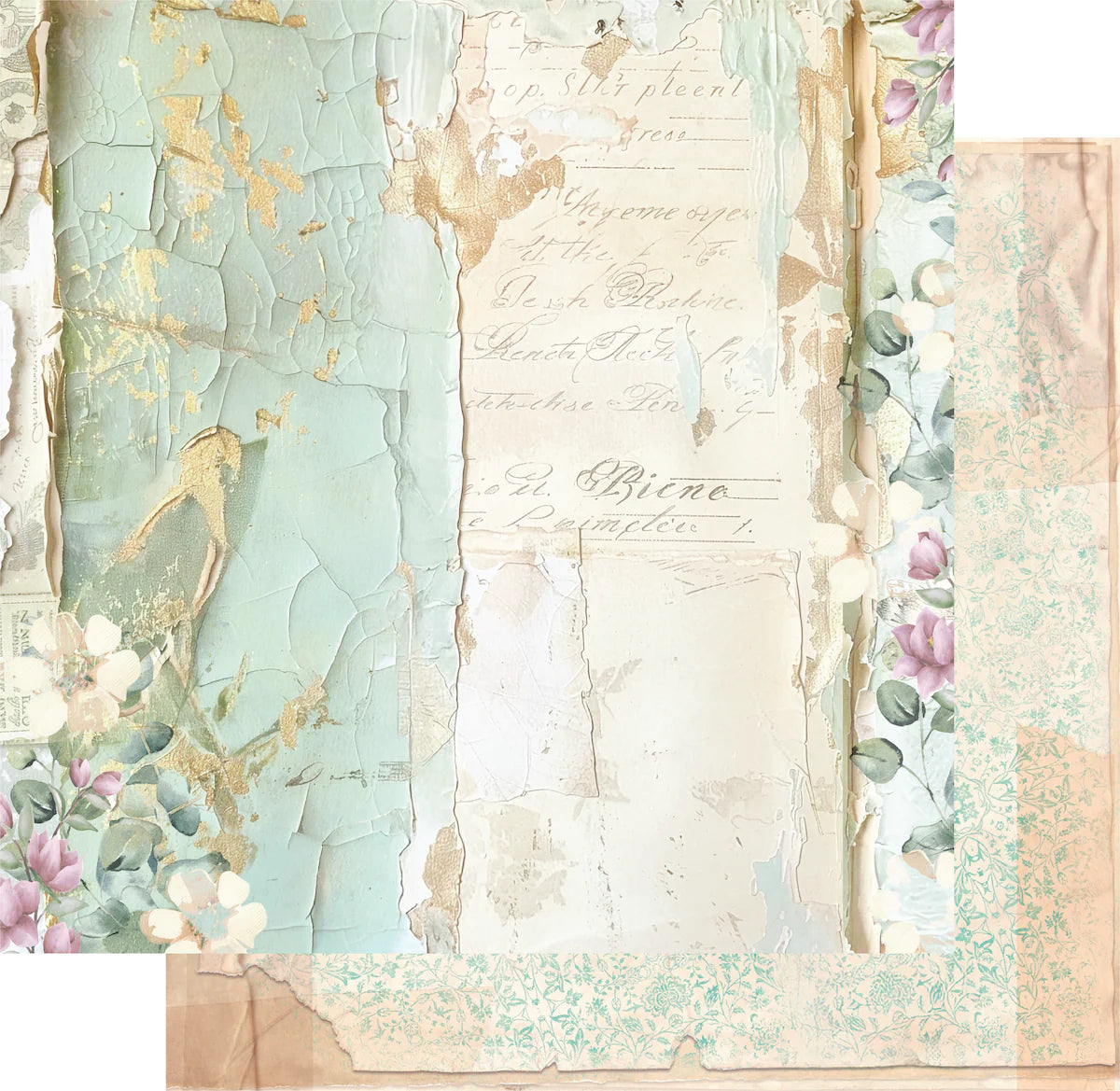 Uniquely Creative 12x12 Double Sided Paper - Floral Archives- The Botanist