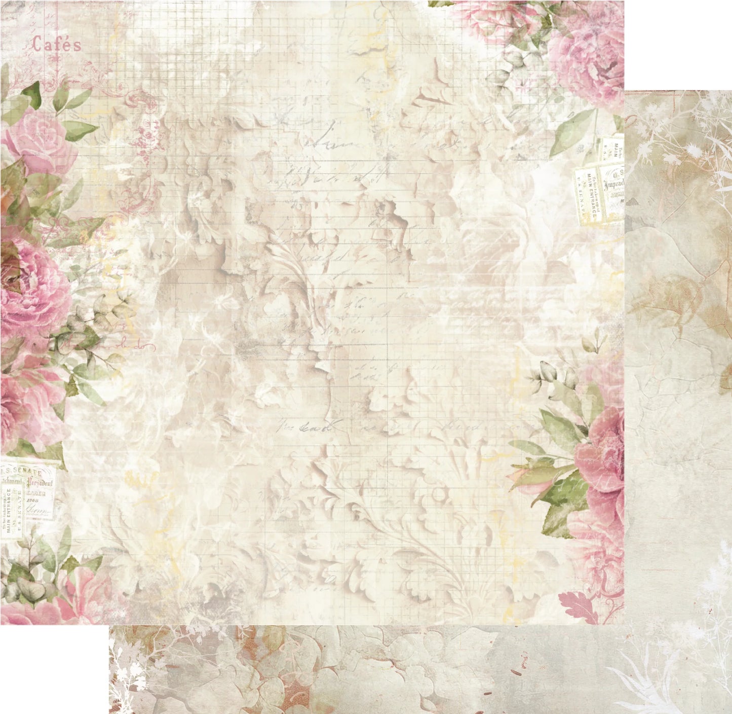 Uniquely Creative 12x12 Double Sided Paper- Dear Diary- Wishing