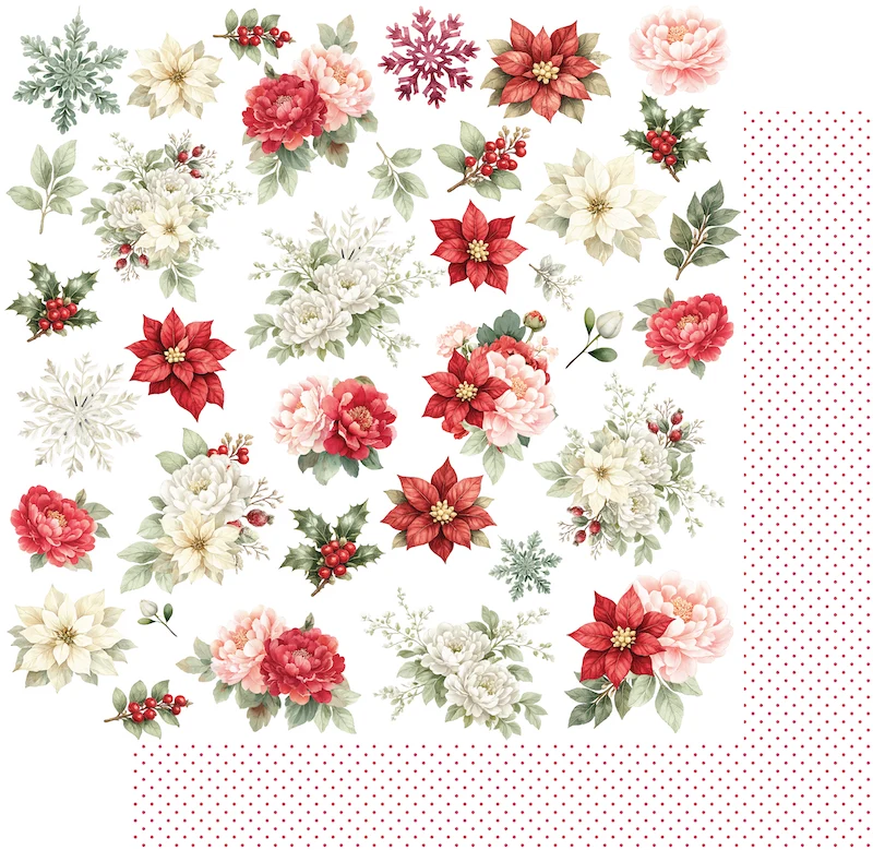 Uniquely Creative 12x12 Double Sided Paper- Christmas Keepsakes- Treasured Trinkets
