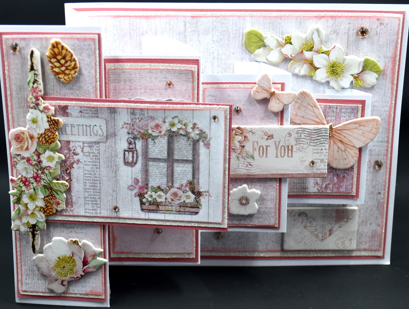 TK Paper Ready to Assemble Card Kit - Z Fold Box Pop Up Cards