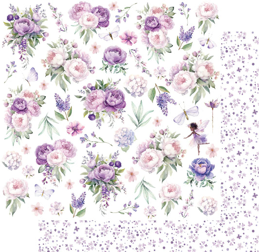 Uniquely Creative 12x12 Double Sided Paper - Serenity- Glimmer