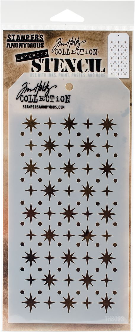 Tim Holtz Stampers Anonymous Layering Stencil- Starry