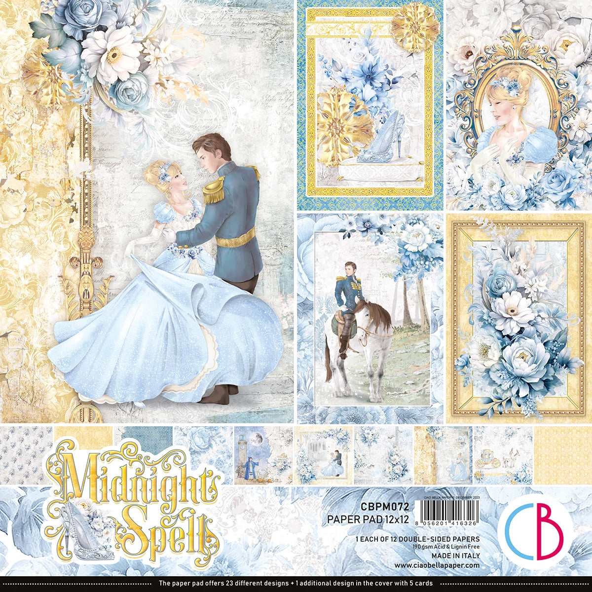 Ciao Bella 12x12 Double Sided Paper Pack- Midnight Spell