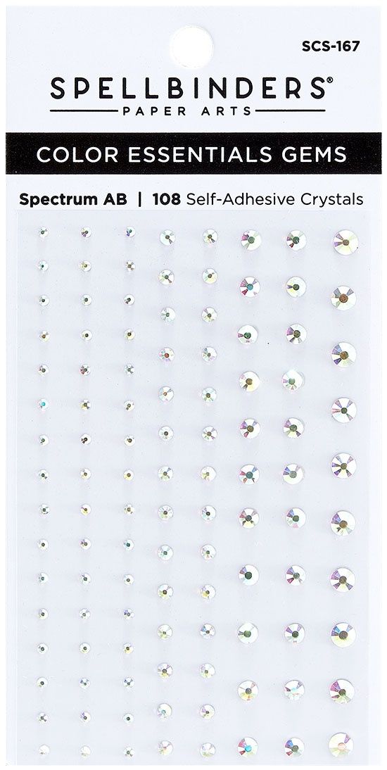 Spellbinders Paper Arts Color Essential Gems- Spectrum