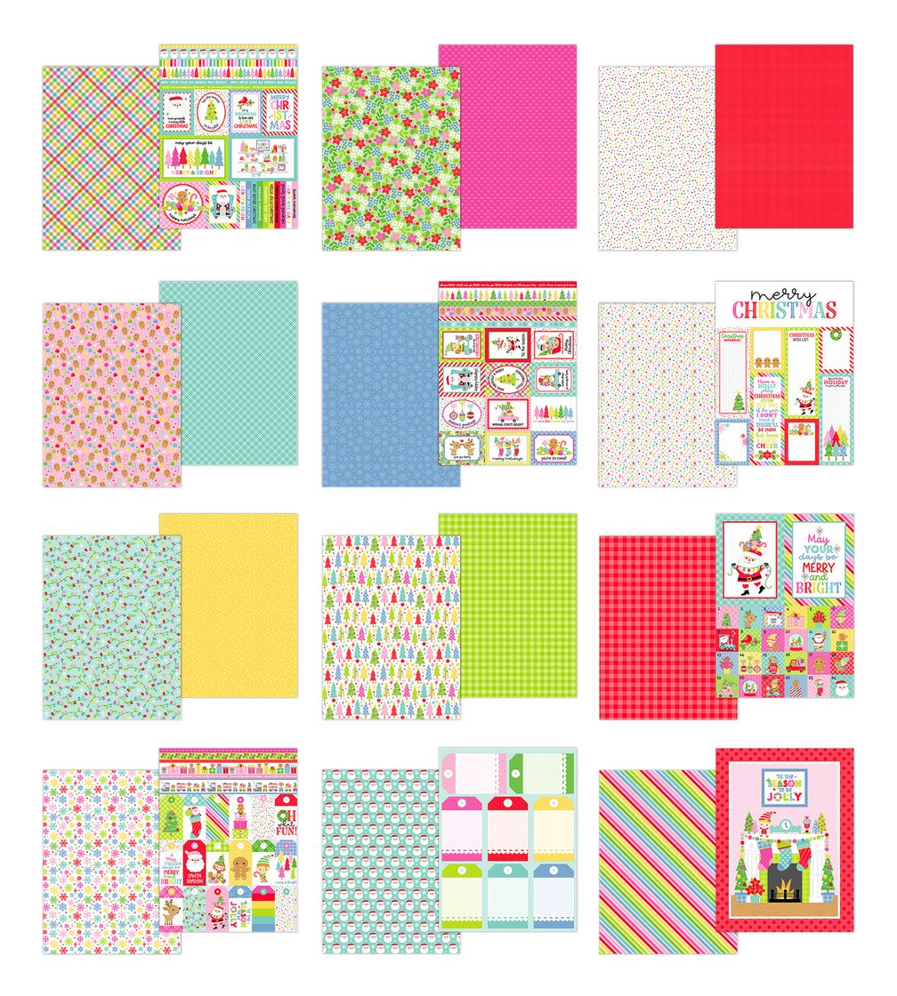 Doodlebug Design Inc 6x8 Paper Pad - Oh What Fun