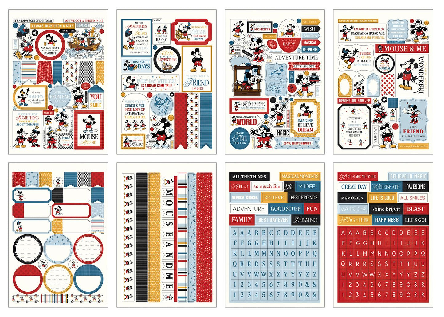 Echo Park Sticker Book - Mouse and Me