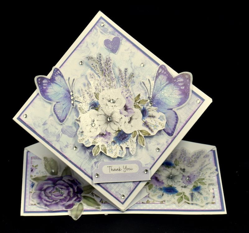 TK Paper Boutique Ready to Assemble Card Making Kit- Diamond Pop Up Cards.