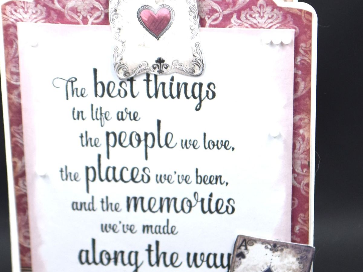 TK Paper Boutique Ready to Assemble Card Making Kit-Scallop Tag & Pocket Album
