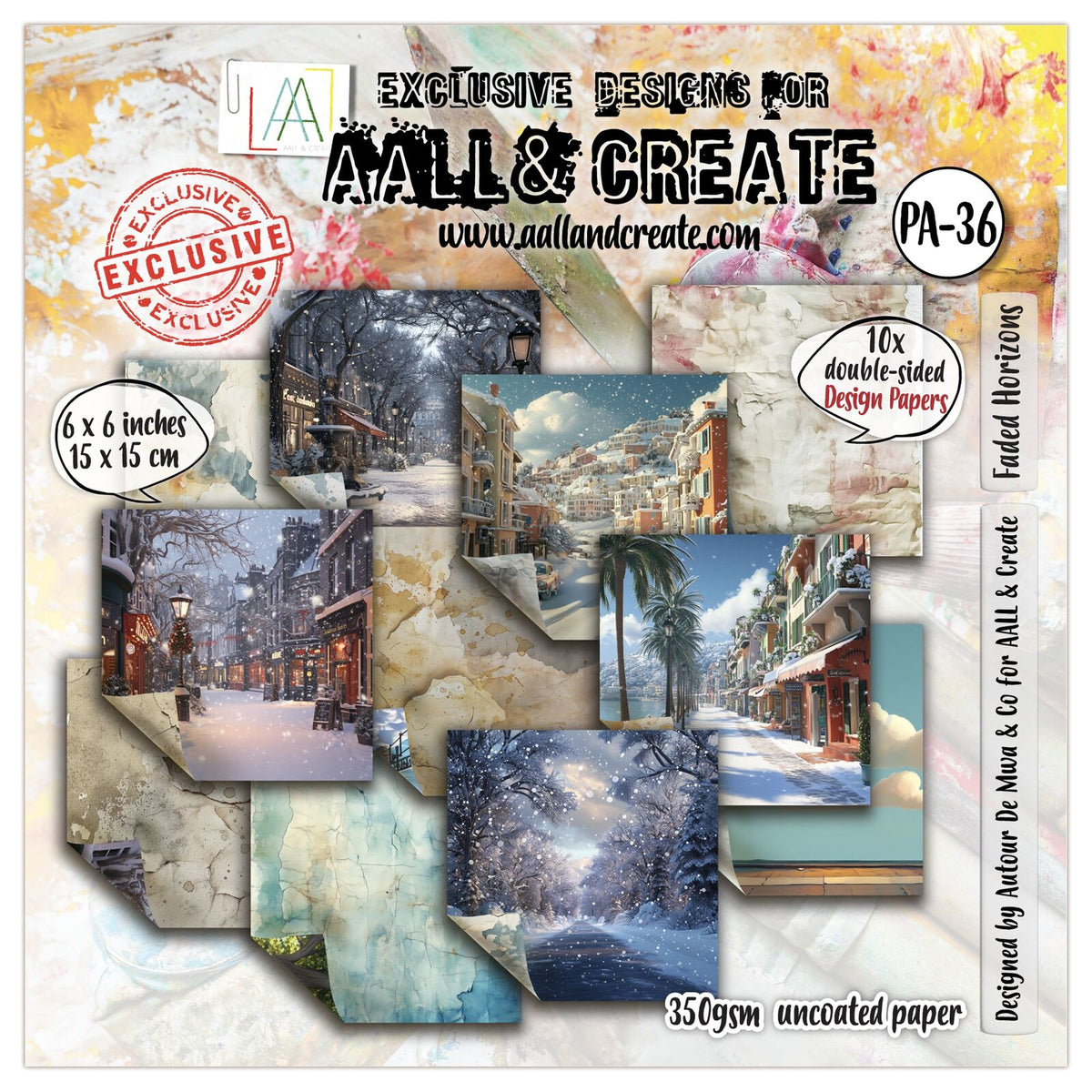 AALL & Create 6x6 Paper Pack - Faded Horizons