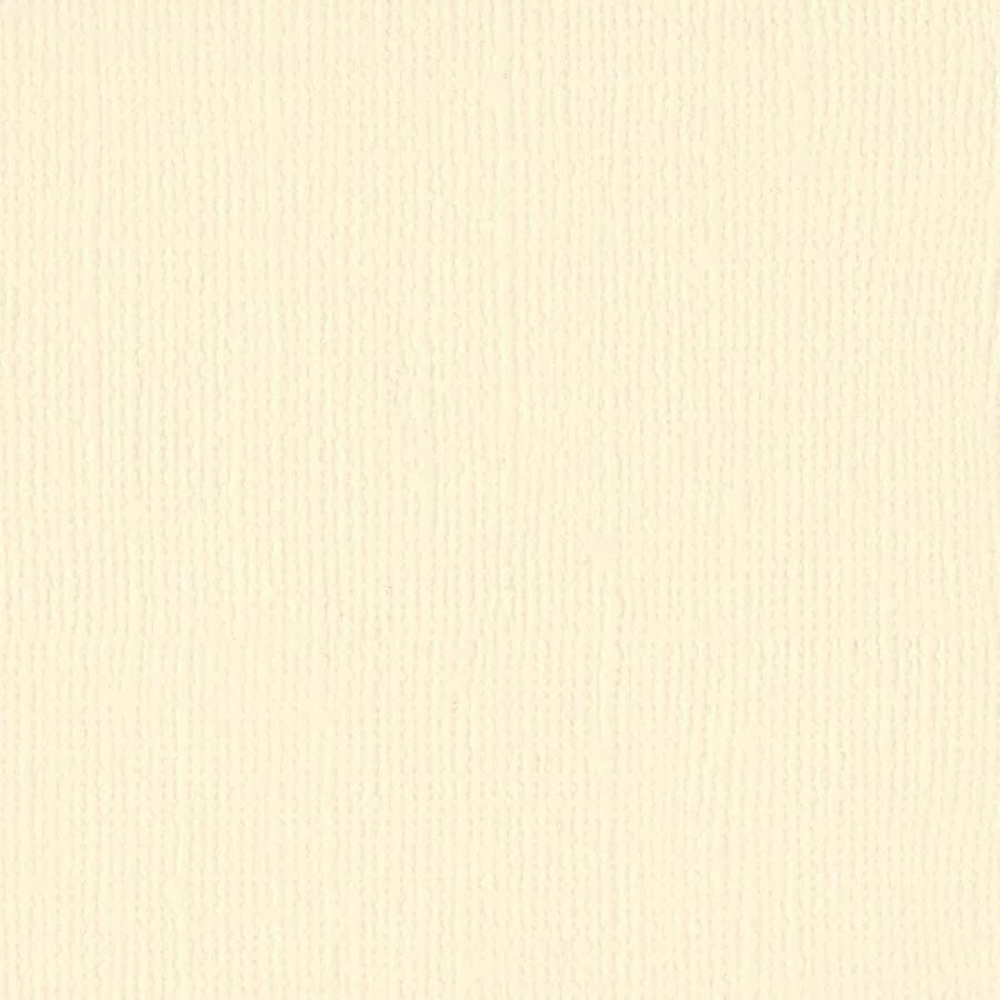 Bazzill 12x12 Mono Cardstock - Butter Cream