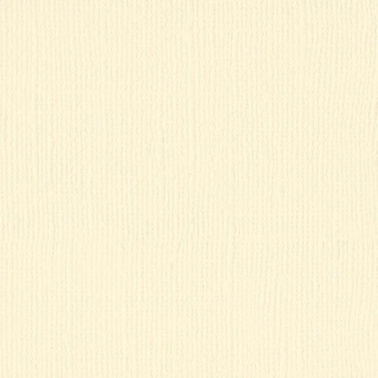 Bazzill 12x12 Mono Cardstock - Butter Cream