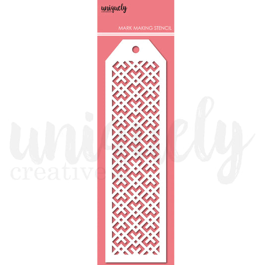 Uniquely Creative Mark Making Stencil - Blaze