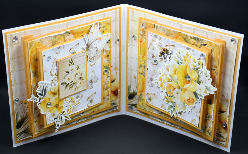 TK Paper Boutique Ready to Assemble Card Making Kit - Double Display Pop Up Card