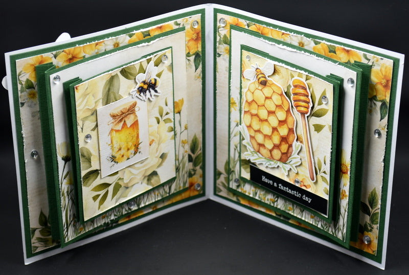 TK Paper Boutique Ready to Assemble Card Making Kit - Double Display Pop Up Card