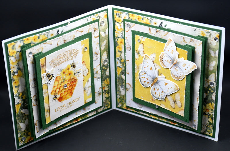TK Paper Boutique Ready to Assemble Card Making Kit - Double Display Pop Up Card