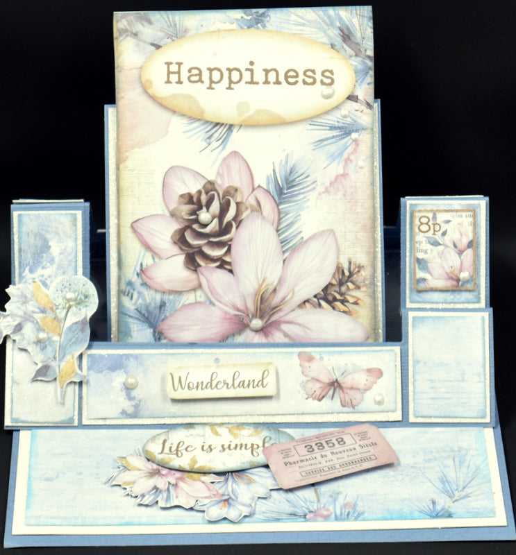 TK Paper Ready to Assemble Card Making Kit- Floating Swinging Easel Card