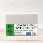 Couture Creations Cards and Envelopes 50 Pack - 5x7 White