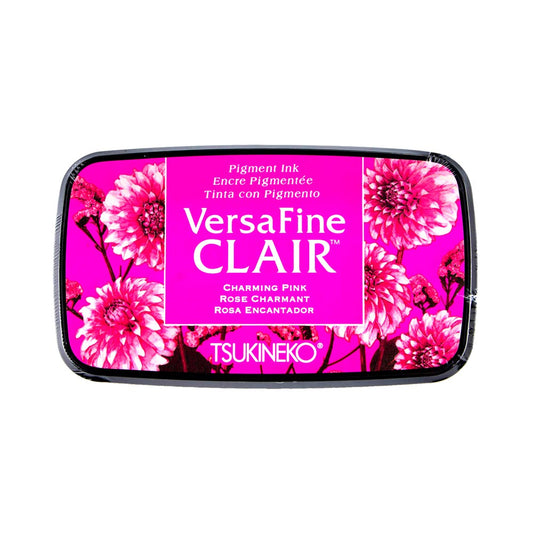 Tsukineko Versa Fine Clair Ink Pad - Charming Pink