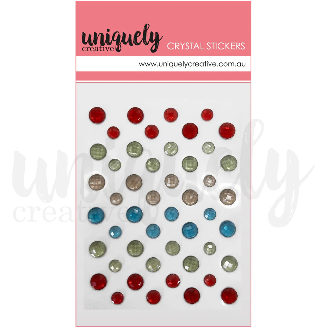 Uniquely Creative Embellishments - Christmas Lustre Crystal Stickers