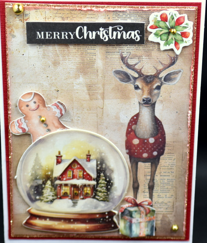TK Paper Ready to Assemble Card Making it - Cosy Christmas