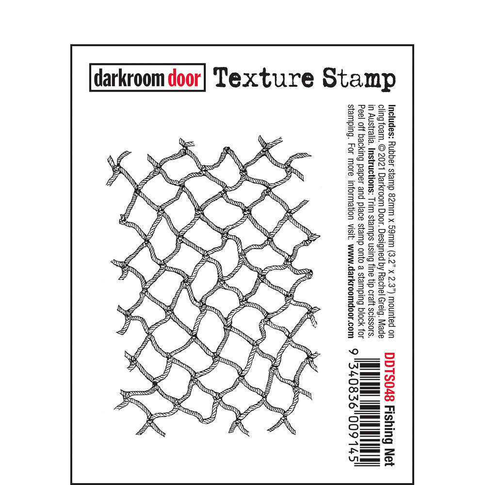 Darkroom Door Texture Stamp - Fishing Net