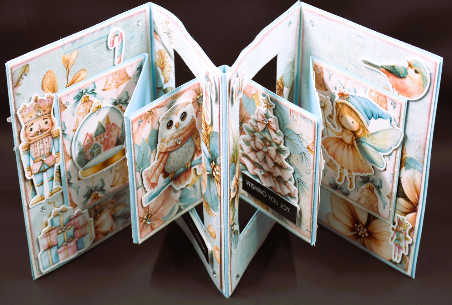 TK Paper Boutique Ready to Assemble Card Making Kit- Interlocking Accordion Cards Kit