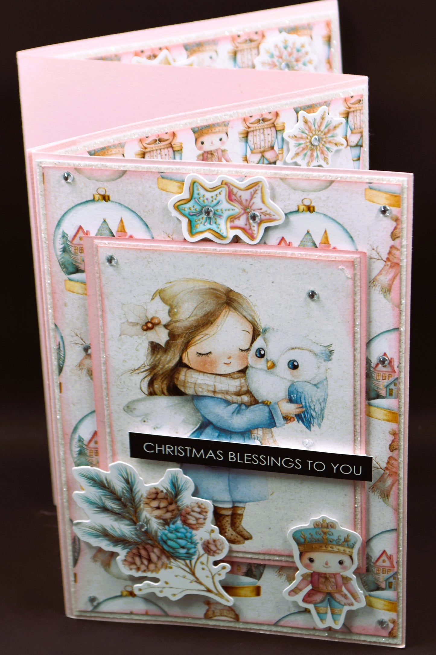 TK Paper Boutique Ready to Assemble Card Making Kit- Interlocking Accordion Cards Kit