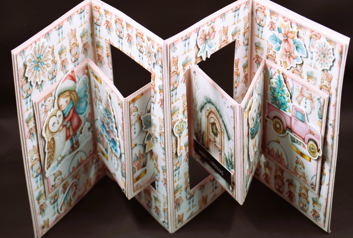 TK Paper Boutique Ready to Assemble Card Making Kit- Interlocking Accordion Cards Kit