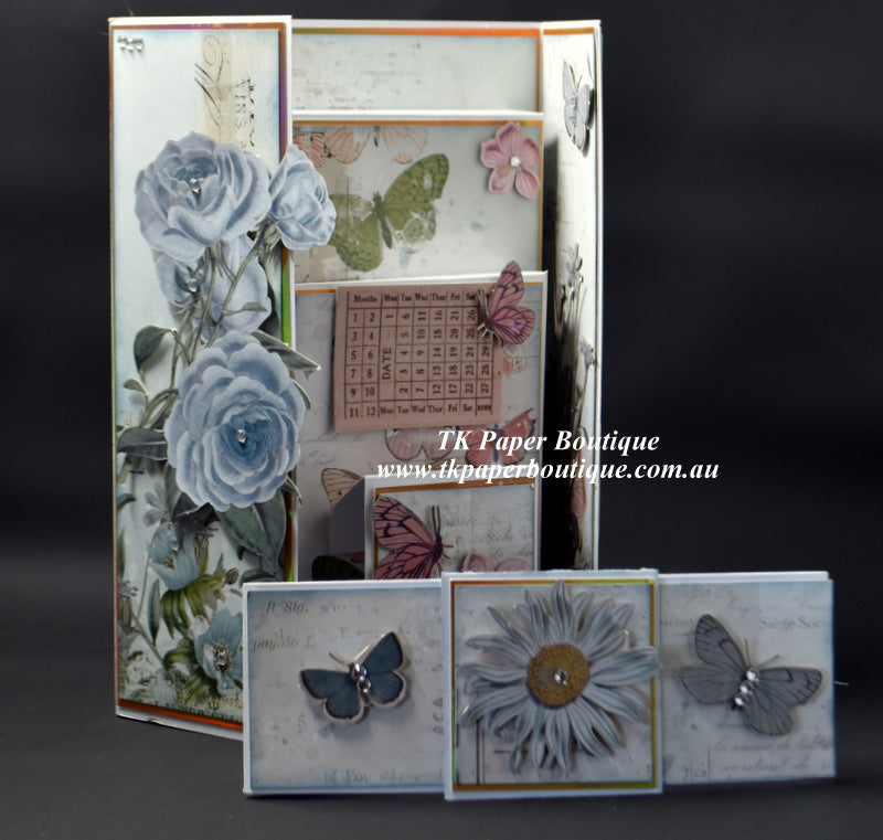 TK Paper Boutique Ready to Assemble Card Making Kit - Gatefold Pop Up Panel Cards