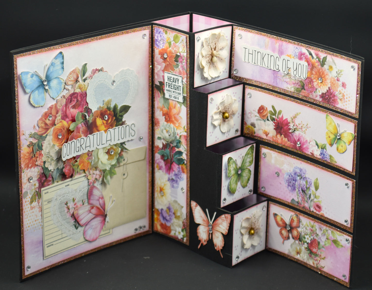 TK Paper Boutique Ready to Assemble Card Kit- Four Step Cards
