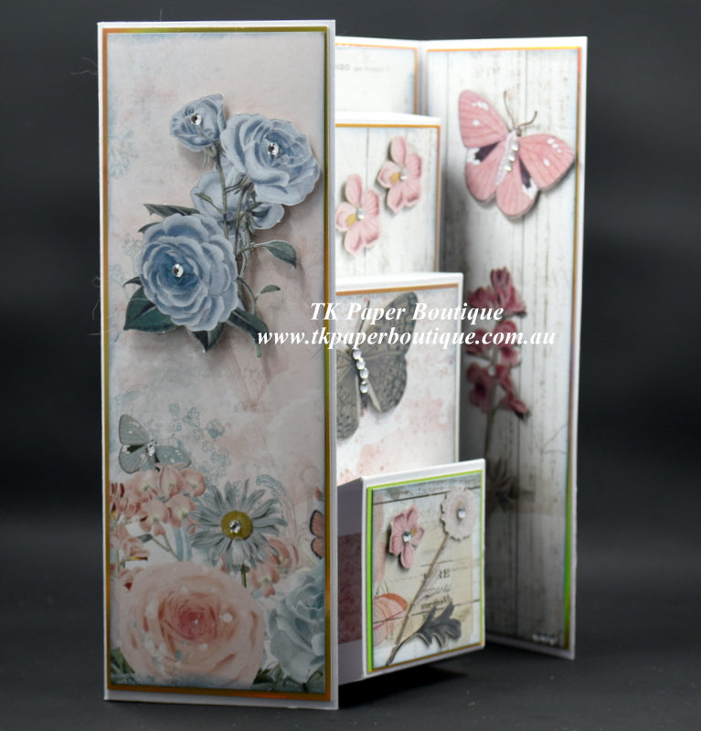 TK Paper Boutique Ready to Assemble Card Making Kit - Gatefold Pop Up Panel Cards