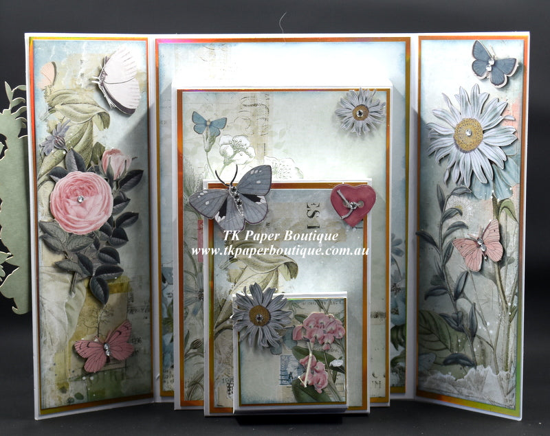 TK Paper Boutique Ready to Assemble Card Making Kit - Gatefold Pop Up Panel Cards