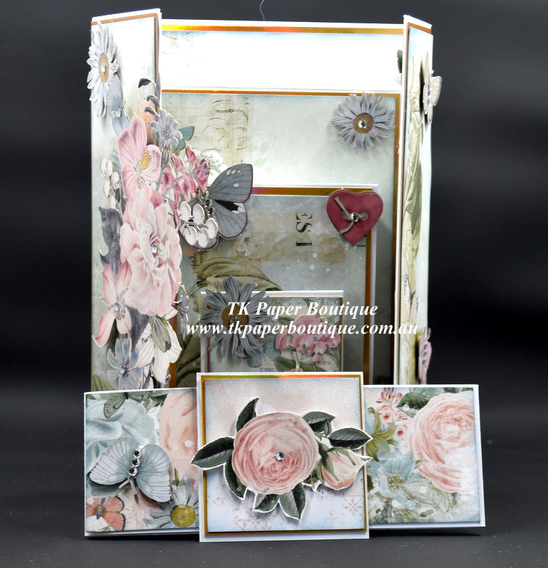 TK Paper Boutique Ready to Assemble Card Making Kit - Gatefold Pop Up Panel Cards