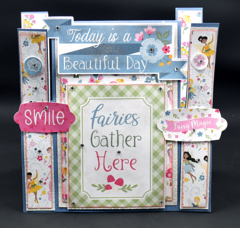 TK Paper Boutique Ready to Assemble Card Making Kit - Pronged Stepper Card