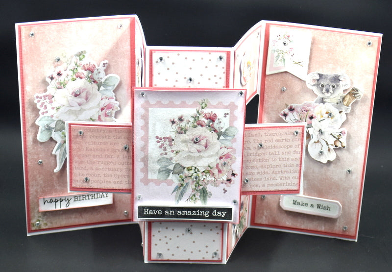 TK Paper Boutique Ready to Assemble Card Kit - Triple Panel Shutter Cards