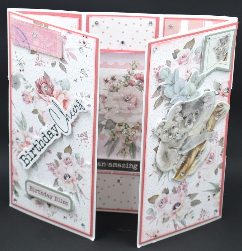 TK Paper Boutique Ready to Assemble Card Kit - Triple Panel Shutter Cards