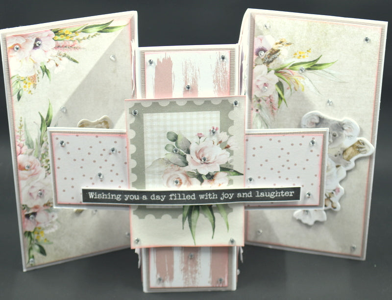 TK Paper Boutique Ready to Assemble Card Kit - Triple Panel Shutter Cards