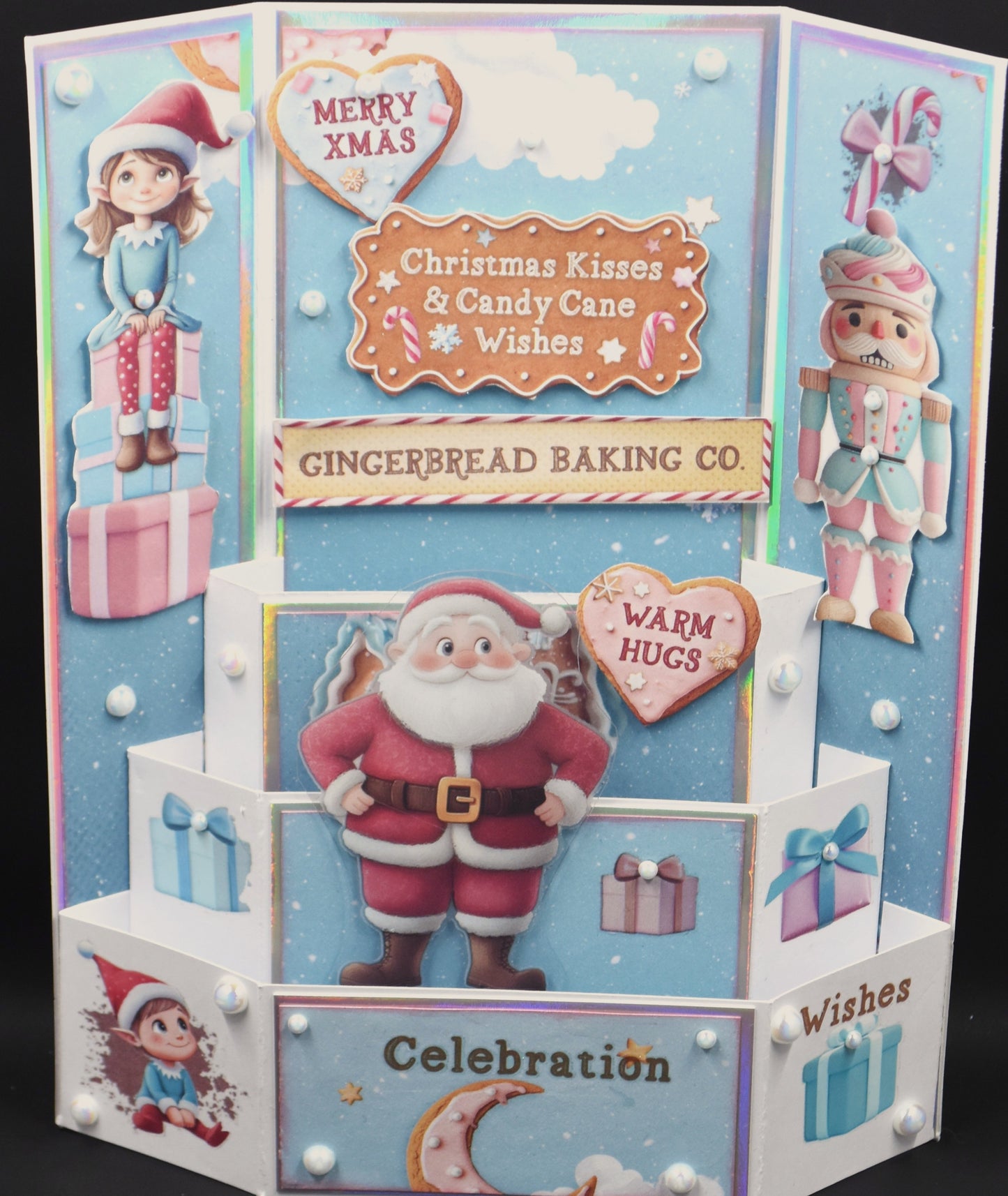 TK Paper Boutique Ready to Assemble Card Making Kit - Tiered Hexagon Pop Up Card