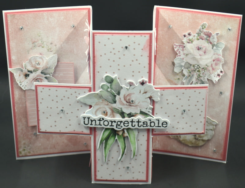 TK Paper Boutique Ready to Assemble Card Kit - Triple Panel Shutter Cards