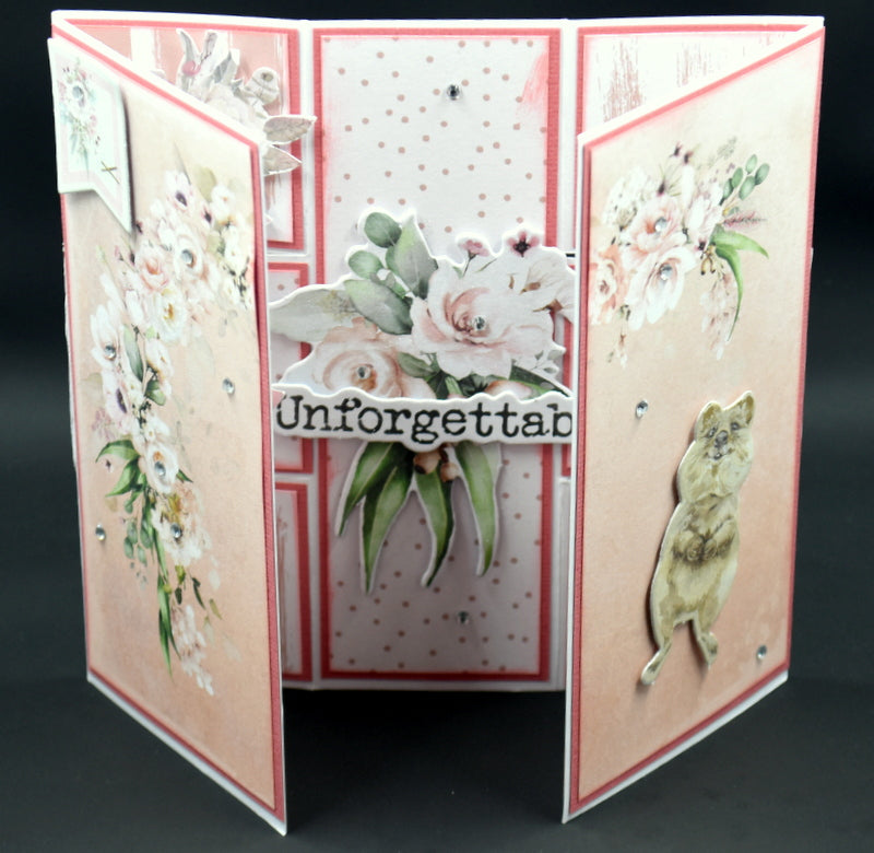 TK Paper Boutique Ready to Assemble Card Kit - Triple Panel Shutter Cards