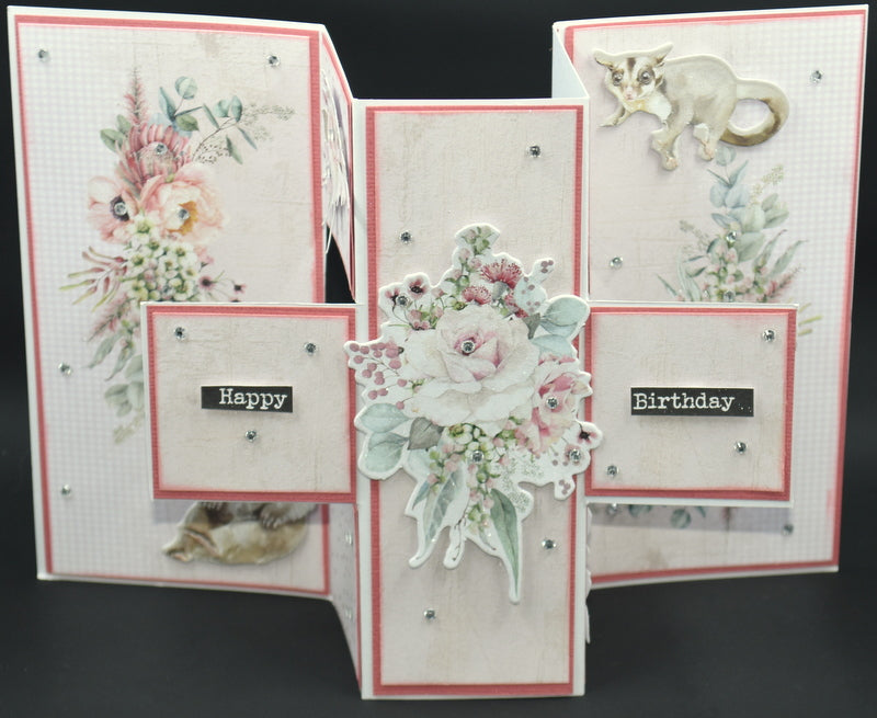TK Paper Boutique Ready to Assemble Card Kit - Triple Panel Shutter Cards