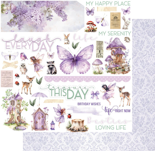 Uniquely Creative 12x12 Double Sided Paper - Serenity - Radiance