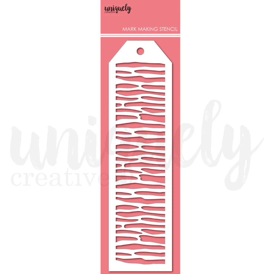 Uniquely Creative Mark Making Stencil - Evangeline Stencil