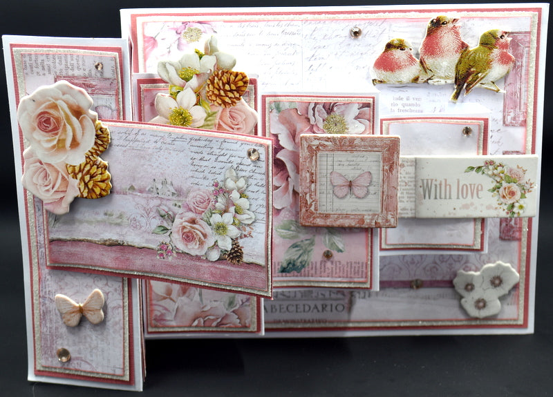 TK Paper Ready to Assemble Card Kit - Z Fold Box Pop Up Cards