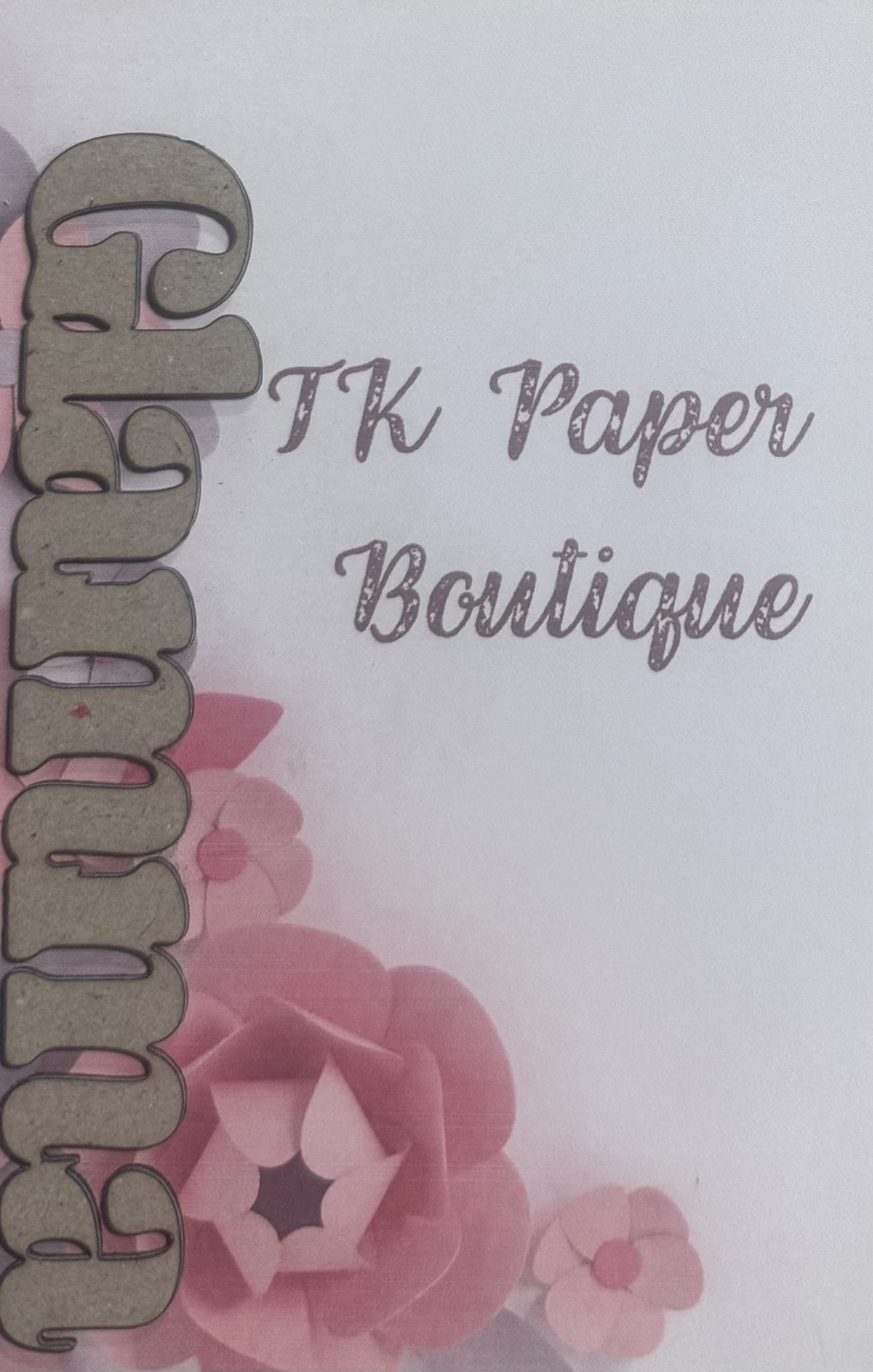 TK Paper Boutique Laser Chipboard - Glamma