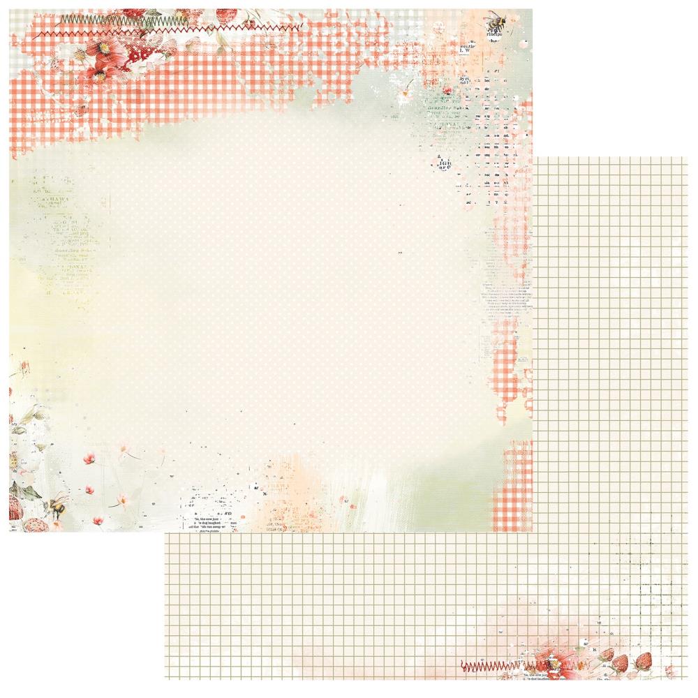 49 and Market 12x12 Double Sided Paper - Nature's Haven- Happy Place